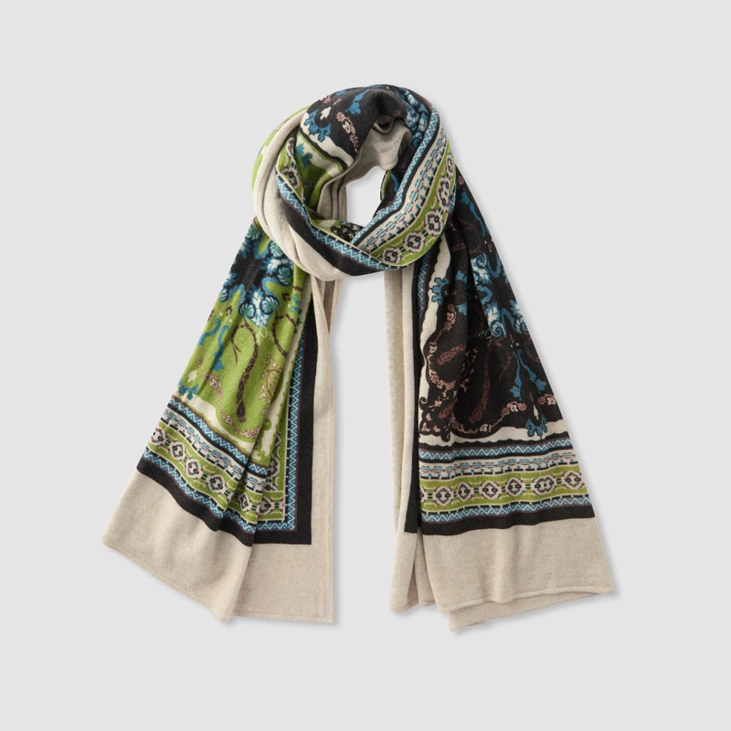 【冬姐自主品牌】VOR 【尺寸：198*68cm】100山羊绒围巾 X25300063