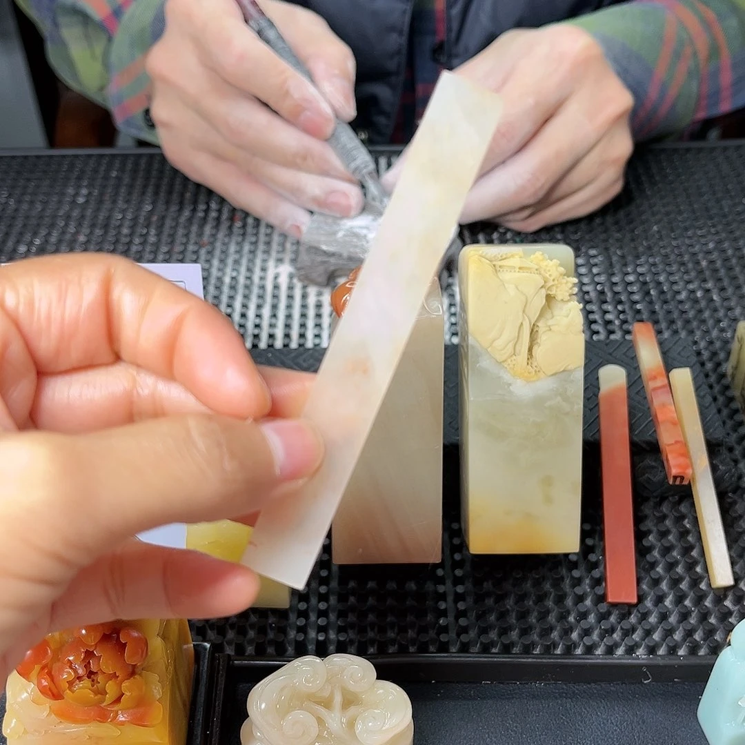 寿山石印石冰*封这个我是很看好啊