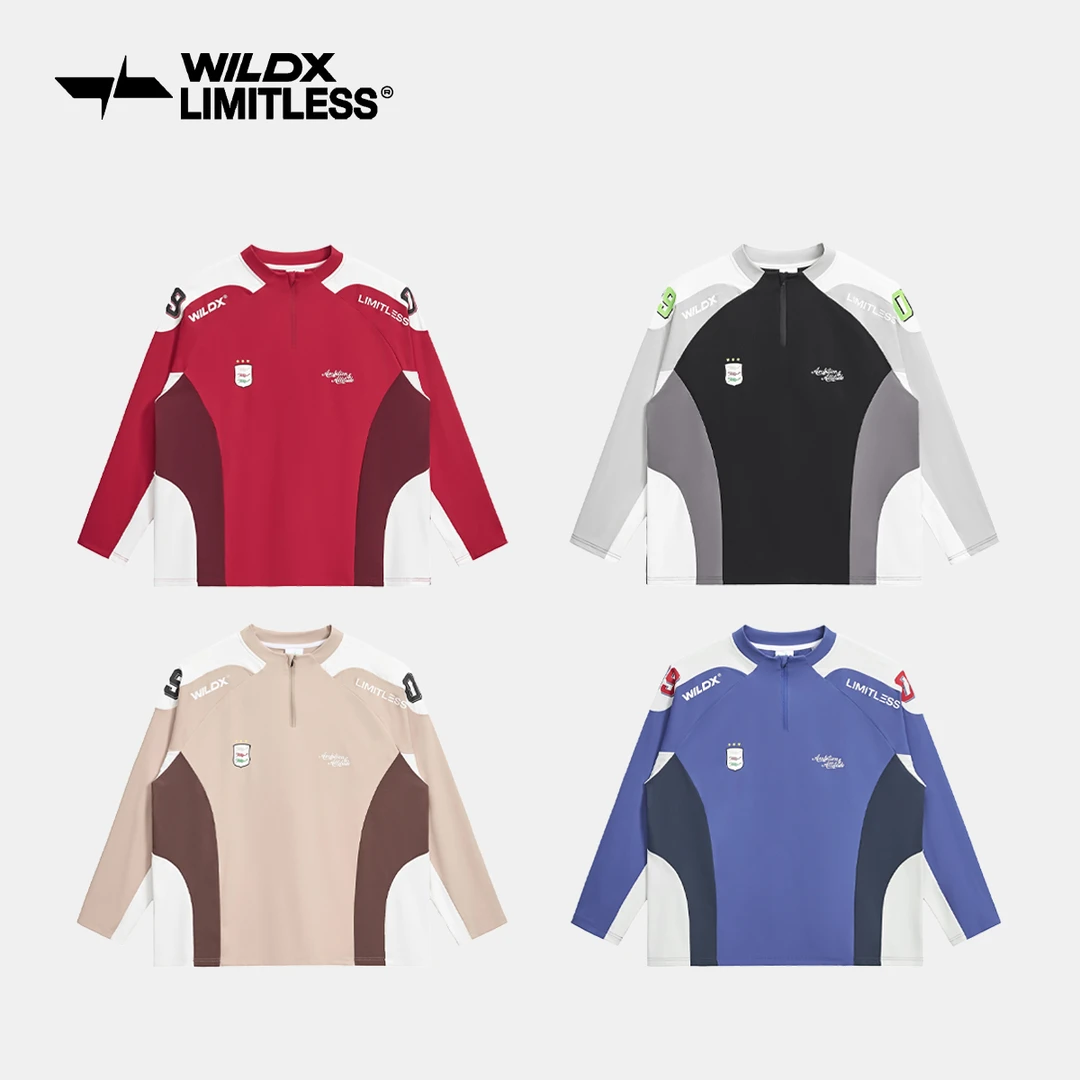 WildX「M9」李斯曼联名运动骑行训练服速干弹性轻薄长袖T恤