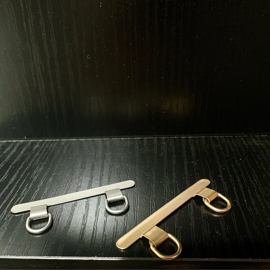 手机壳双扣不锈钢垫片手机挂绳夹片不锈钢垫片金属高端超薄