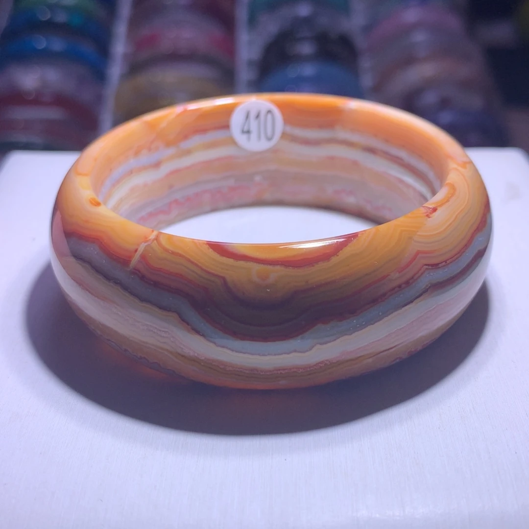 手镯水晶银S925镶嵌阿尔卑斯55.5圈410