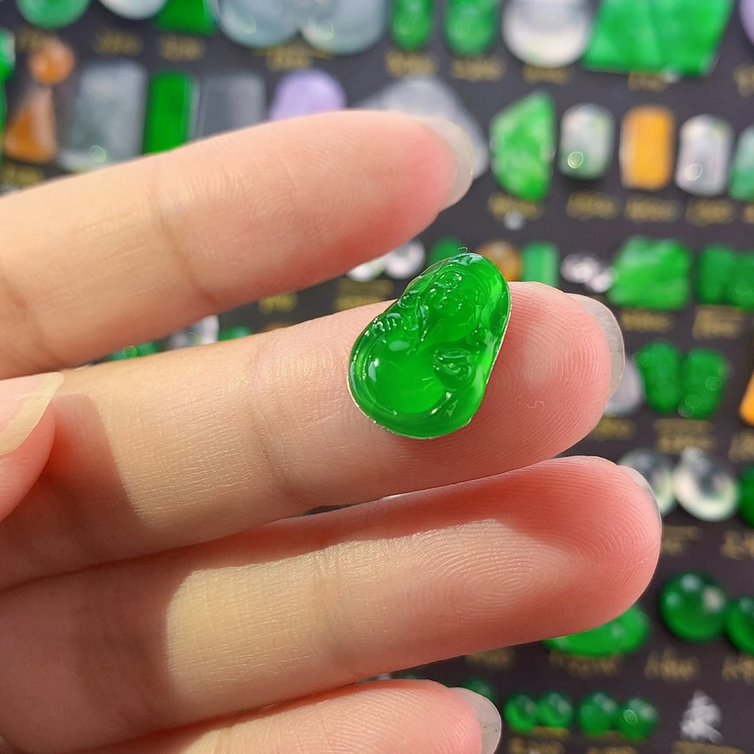 翡翠未镶嵌颈饰纯天然翡翠a货