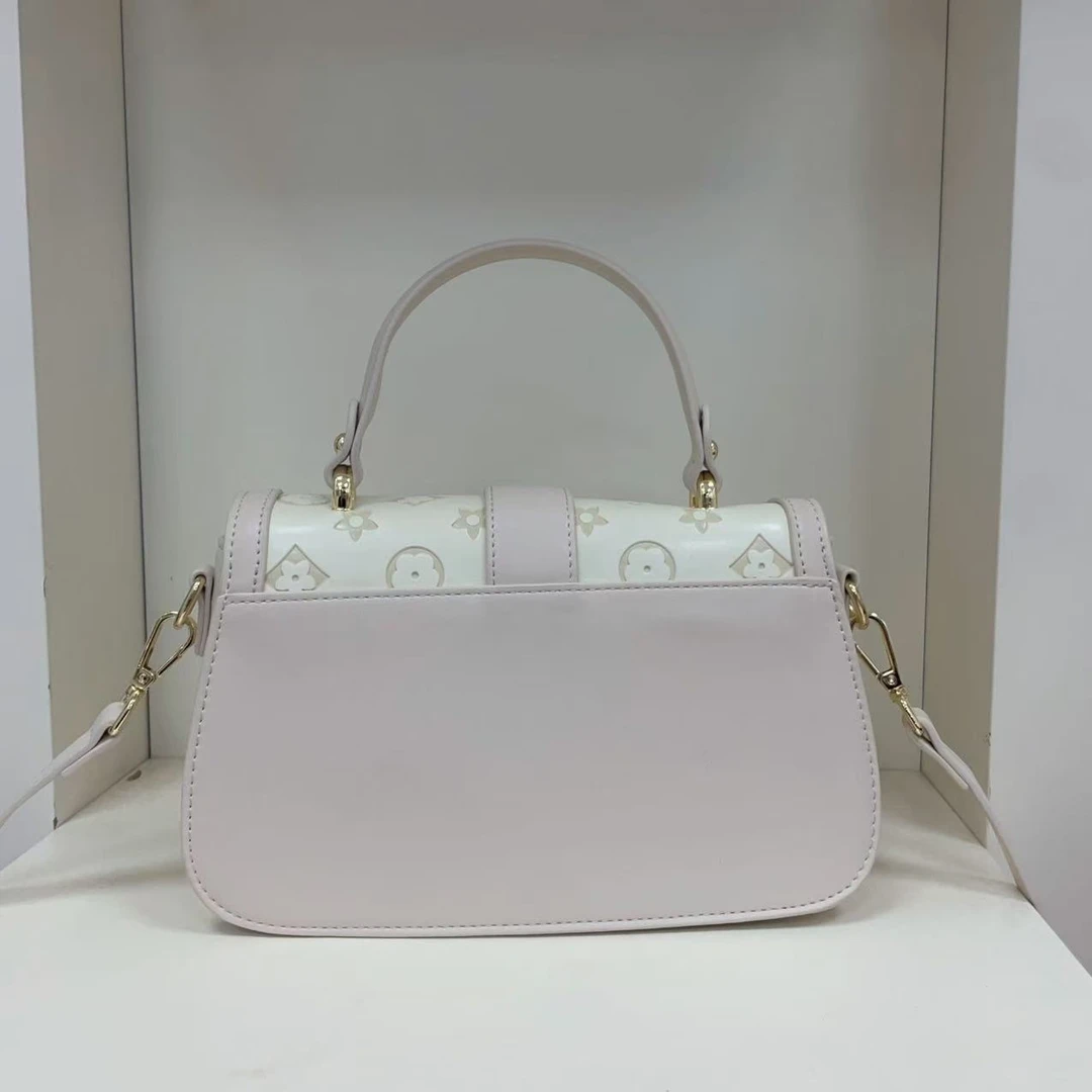 734#白色【尺寸：长-宽-高-】潮流气质休闲百搭时尚女士单肩包