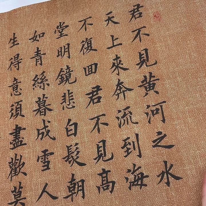 书法将进酒李淦………………