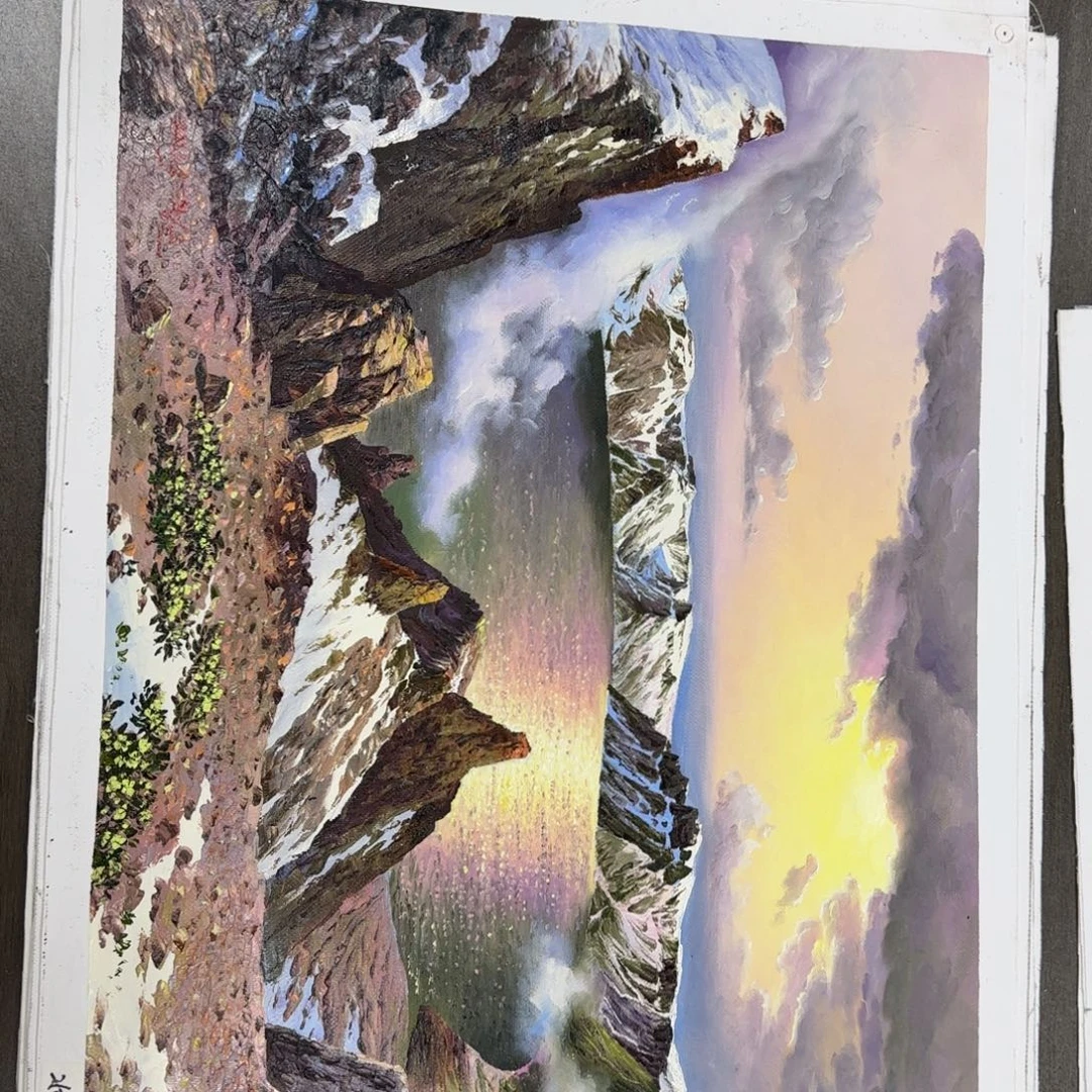 油画加油加油努力加油加油