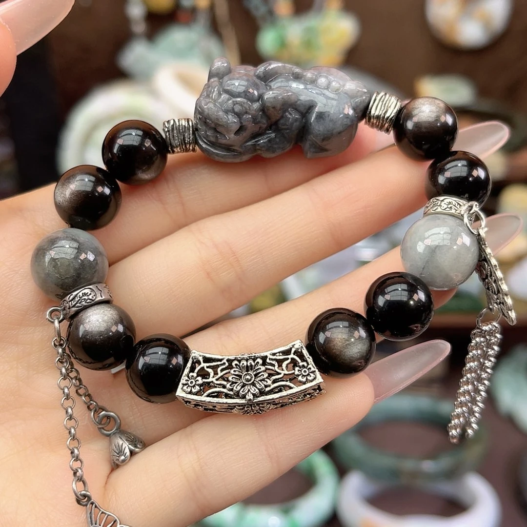 翡翠未镶嵌手链手链