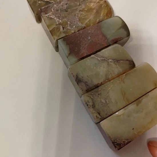 贺***宁青田石印石青田石北晶印章6方尺寸进直播看看