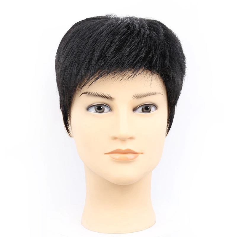 全真发中老年男士自然款全头套假发{四季可戴 轻松佩戴 免打理}