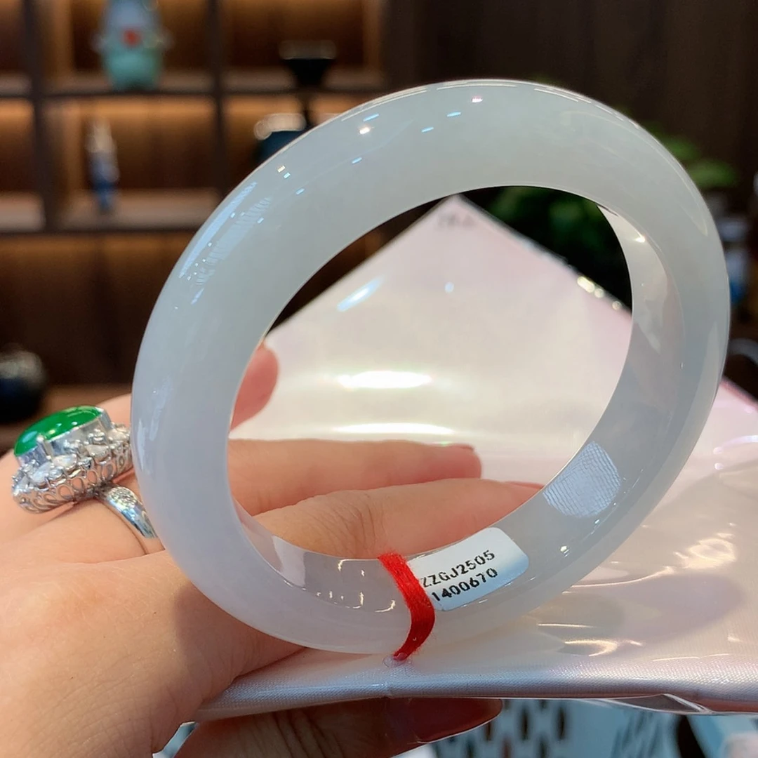 【闪购商品】未镶嵌手镯翡翠圈口55.3
