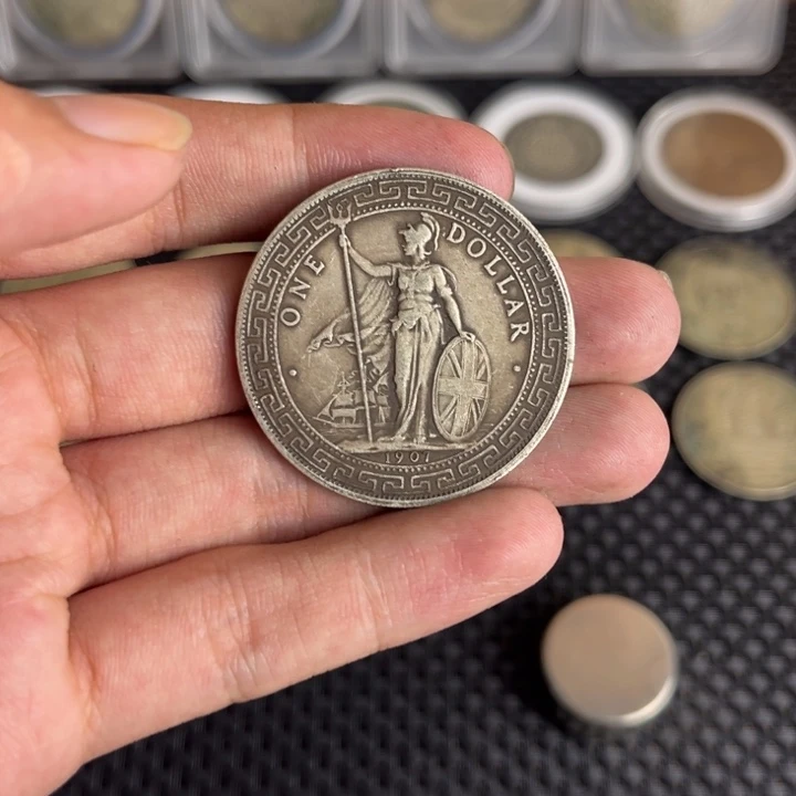 金属大头龙洋船洋工艺品