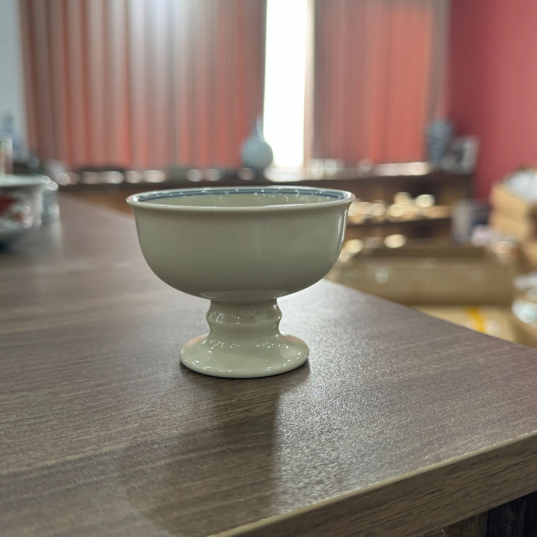 【立勤堂】内双兔高足杯| 周大乐优选 | 景德镇陶瓷