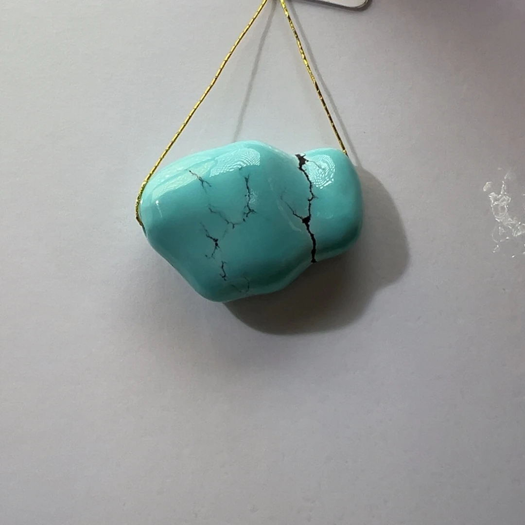 绿松石未镶嵌挂件