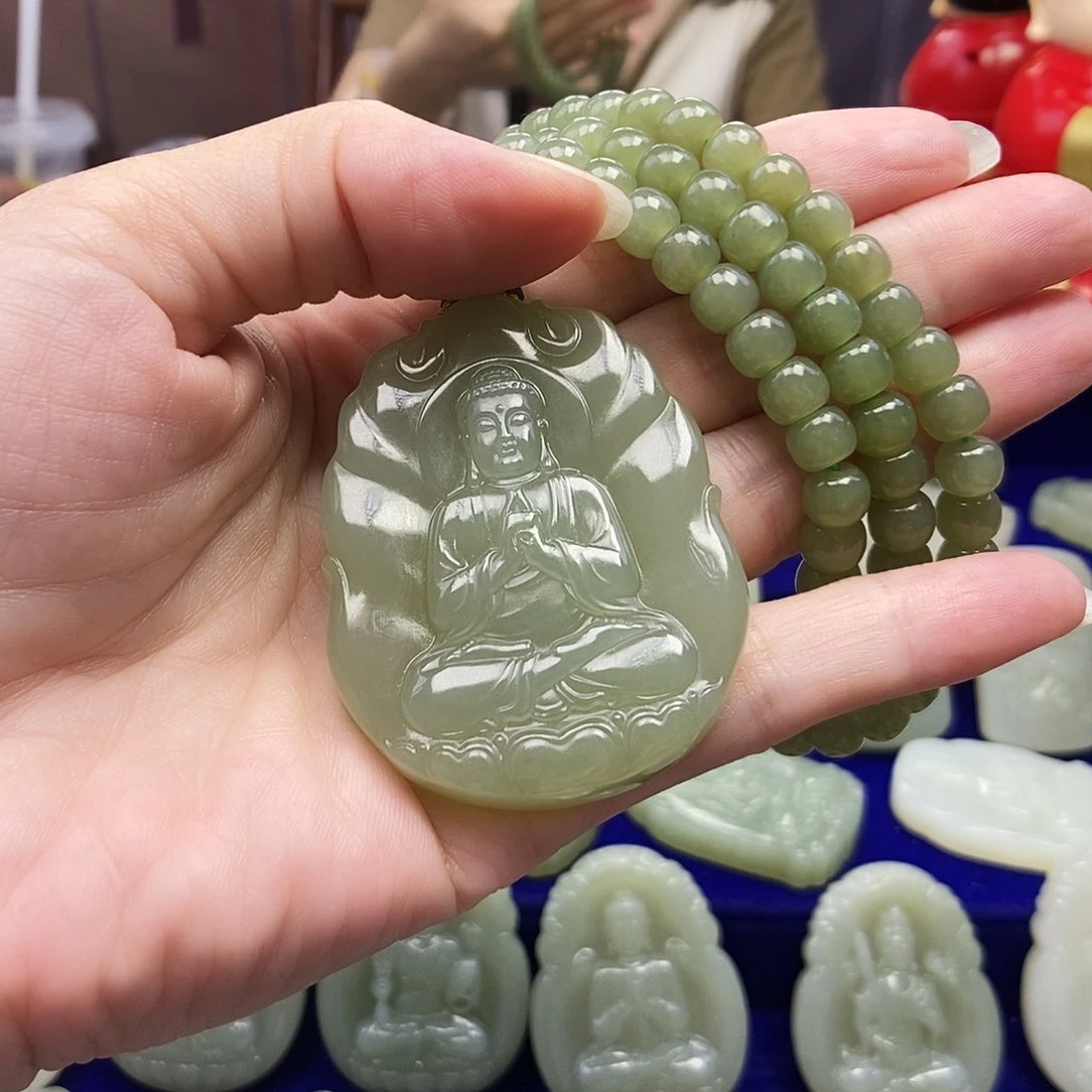颈饰未镶嵌和田玉风**虹