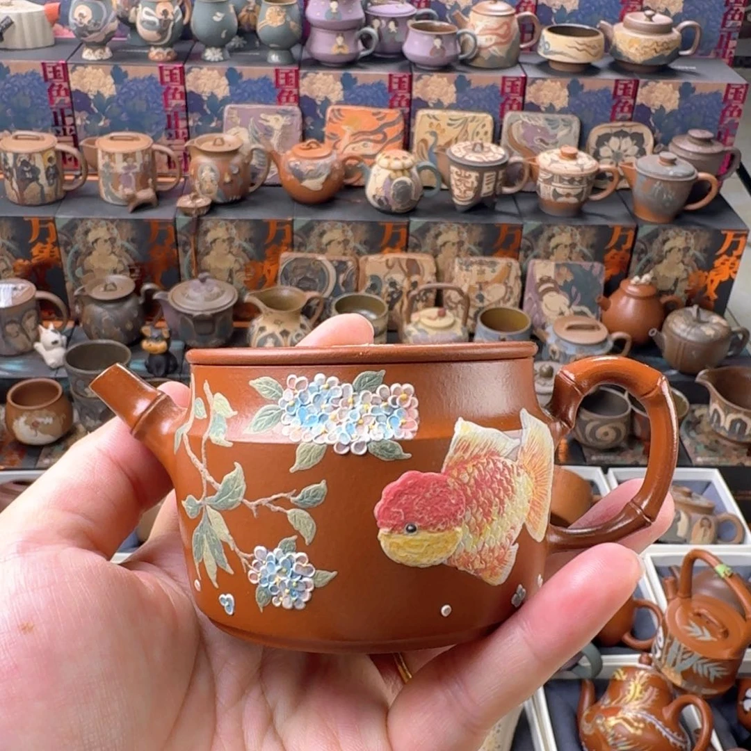 茶壶紫砂145cc原矿精工半手