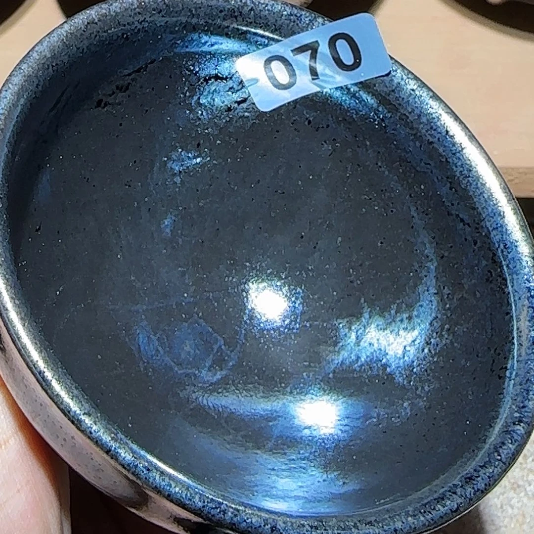 茶盏琢泥窑柴烧开窑