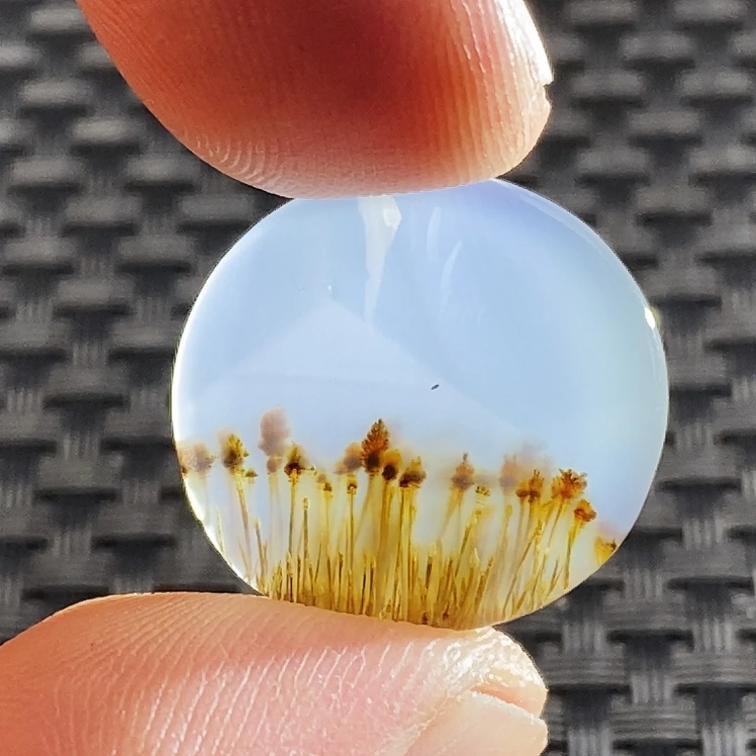 燕***舞玛瑙/玉髓未镶嵌吊坠(不含链)