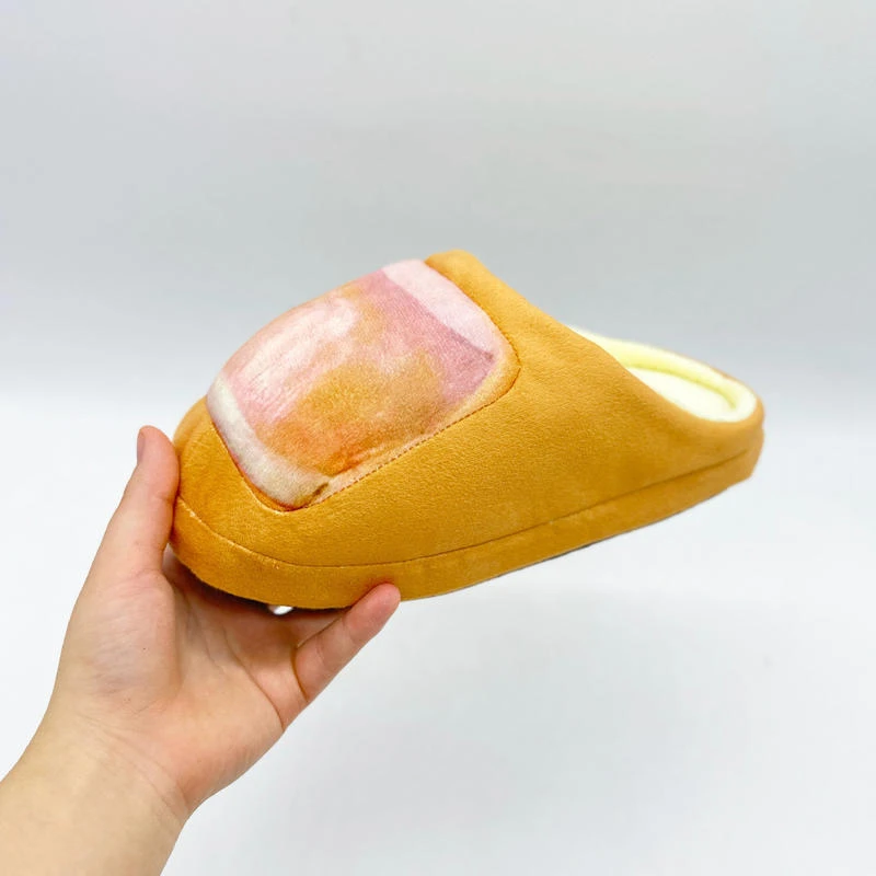 可爱加厚脚趾棉拖鞋秋冬暖呼呼室内家居厚底保暖月子情侣拖鞋批发