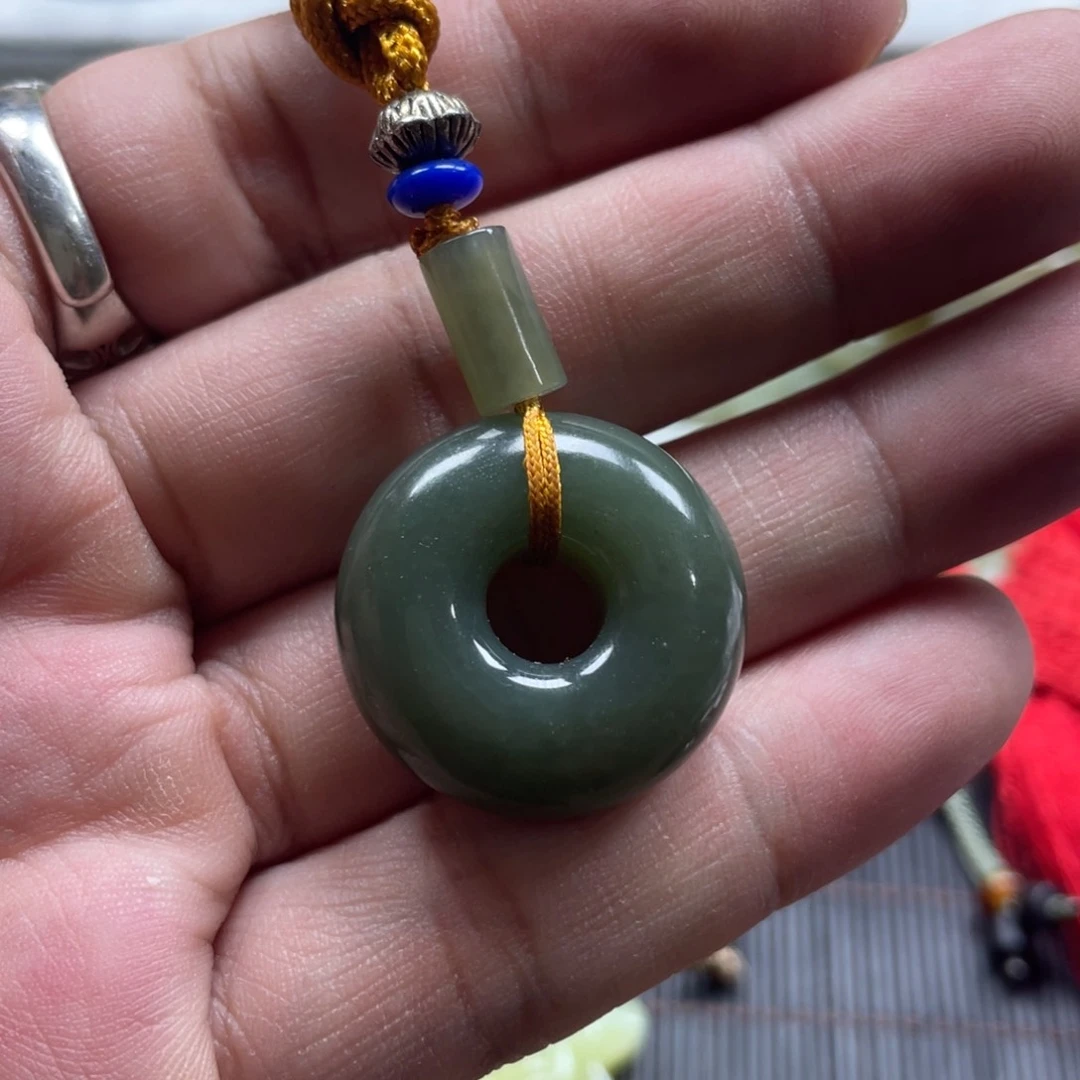 和田玉（糖玉）颈饰未镶嵌用****6