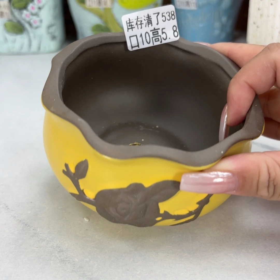 @夏西陶瓷花盆@@5538