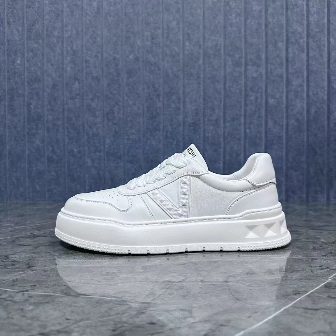 S31白-头层牛皮男士时尚休闲百搭男鞋