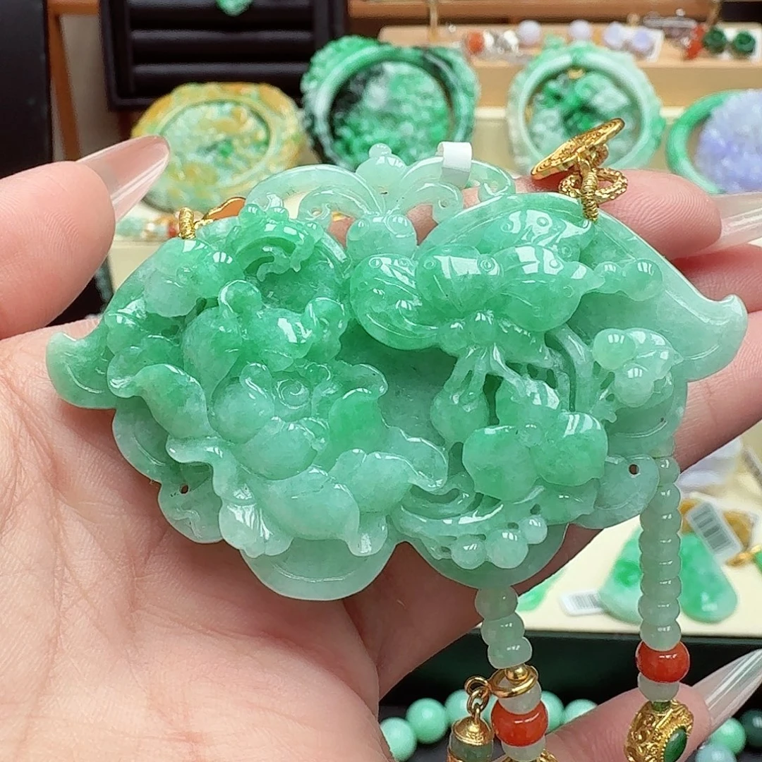 颈饰未镶嵌翡翠翡翠吊坠