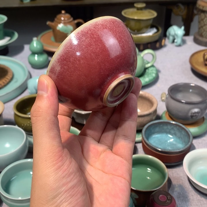 龙泉青瓷手工洋葱杯