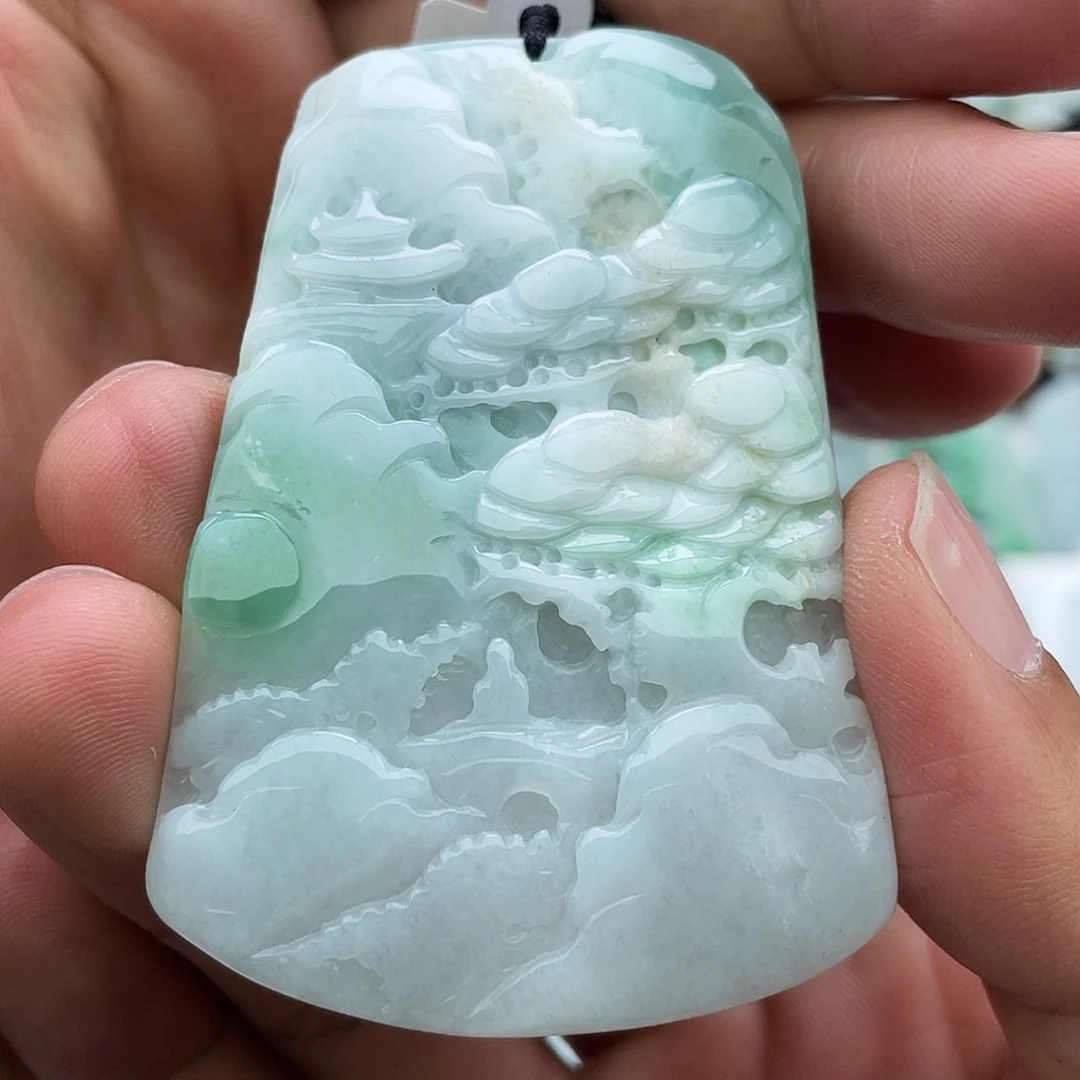 颈饰未镶嵌翡翠翡翠