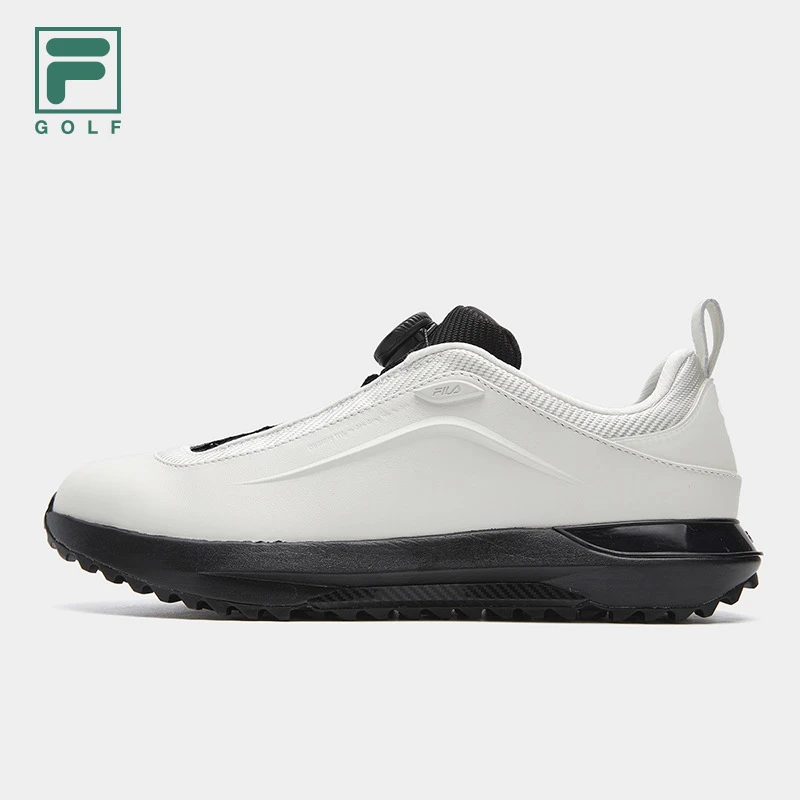 FILA AERO POWER超跑系列皮运动鞋商务BOA锁扣休闲鞋软钉高球鞋