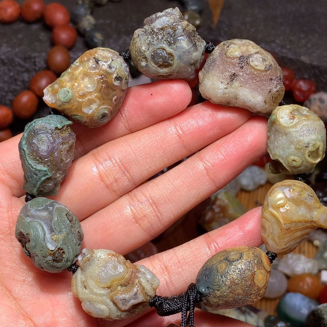 未镶嵌玛瑙/玉髓珠宝半成品