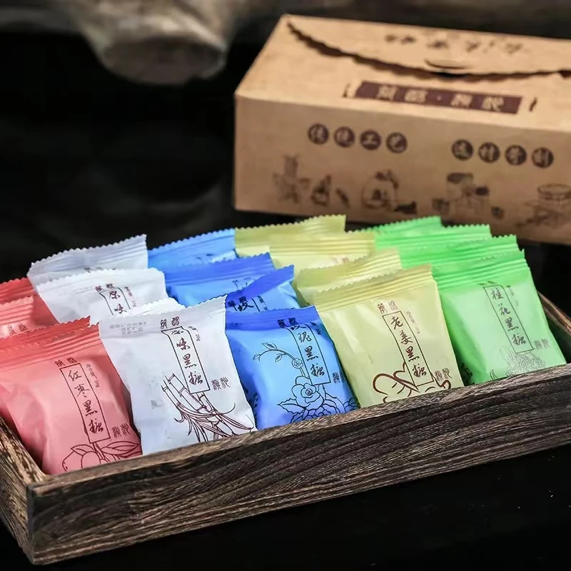 滇沁云南土特产古法手工黑糖块传统制作纯正无添加甘蔗老红糖盒装