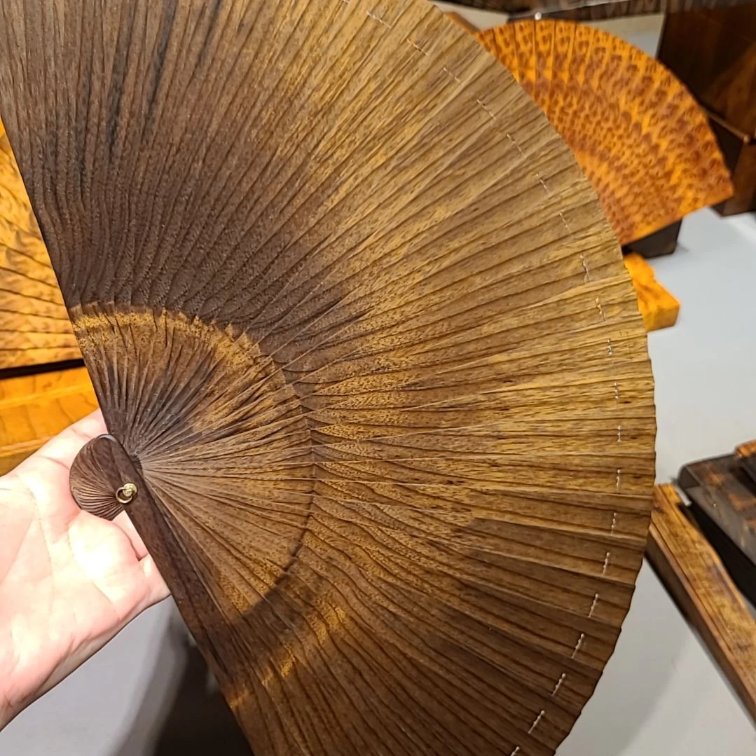 扇子24小叶桢楠金丝楠木苏扇阴沉