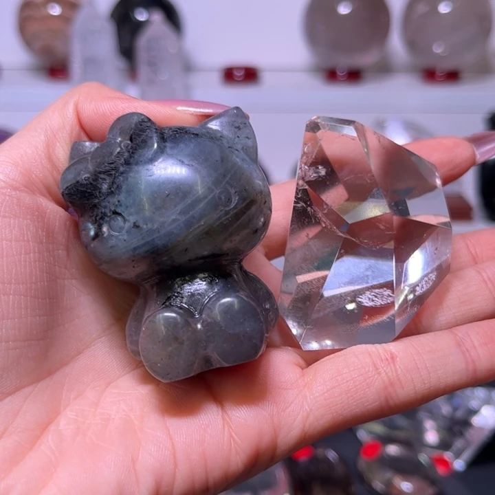 珍***浪水晶大型摆件（非配饰）未镶嵌32