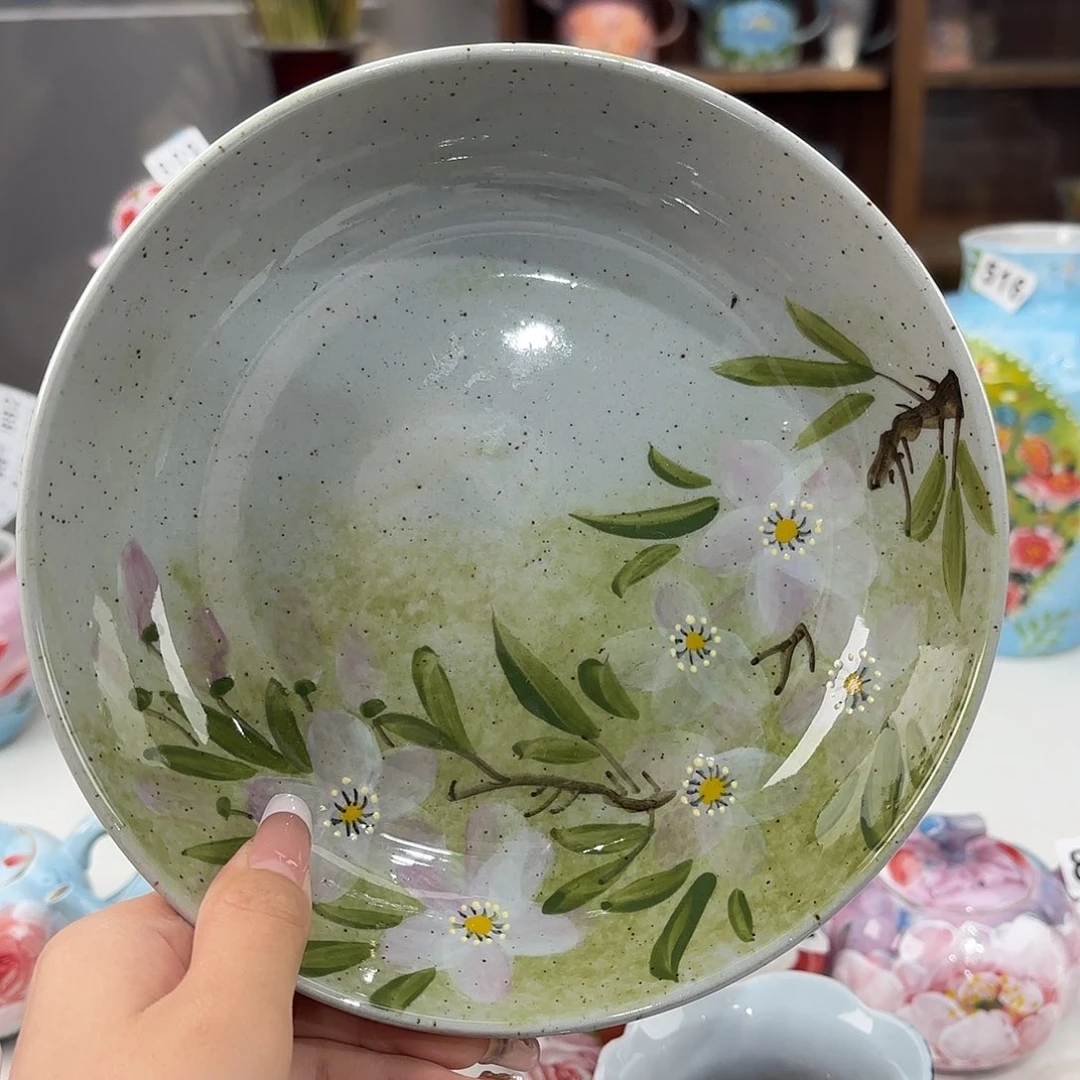 瓷片景德镇手绘高温釉下彩陶瓷茶具