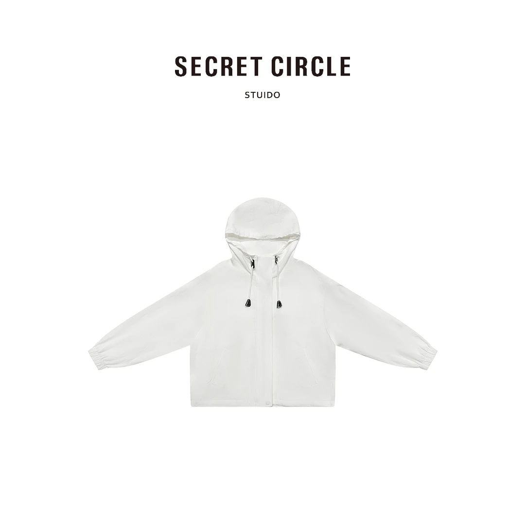 SECRET CIRCLE·秘社设计感连帽拉链开衫外套B0495
