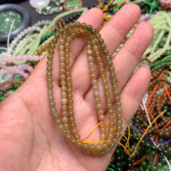 和田玉未镶嵌手链83