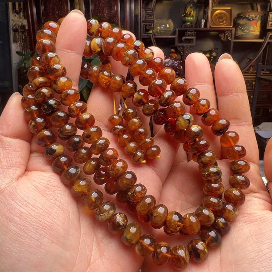 琥珀未镶嵌裸石抚顺琥珀20685十