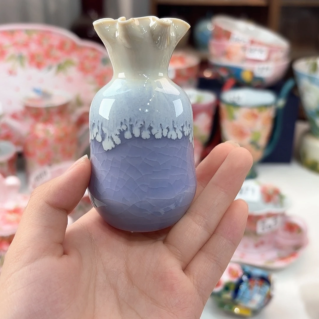 景德镇手绘高温釉下彩陶瓷茶具