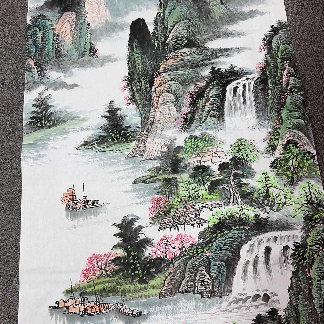 国画国画作品多次参加全国美展