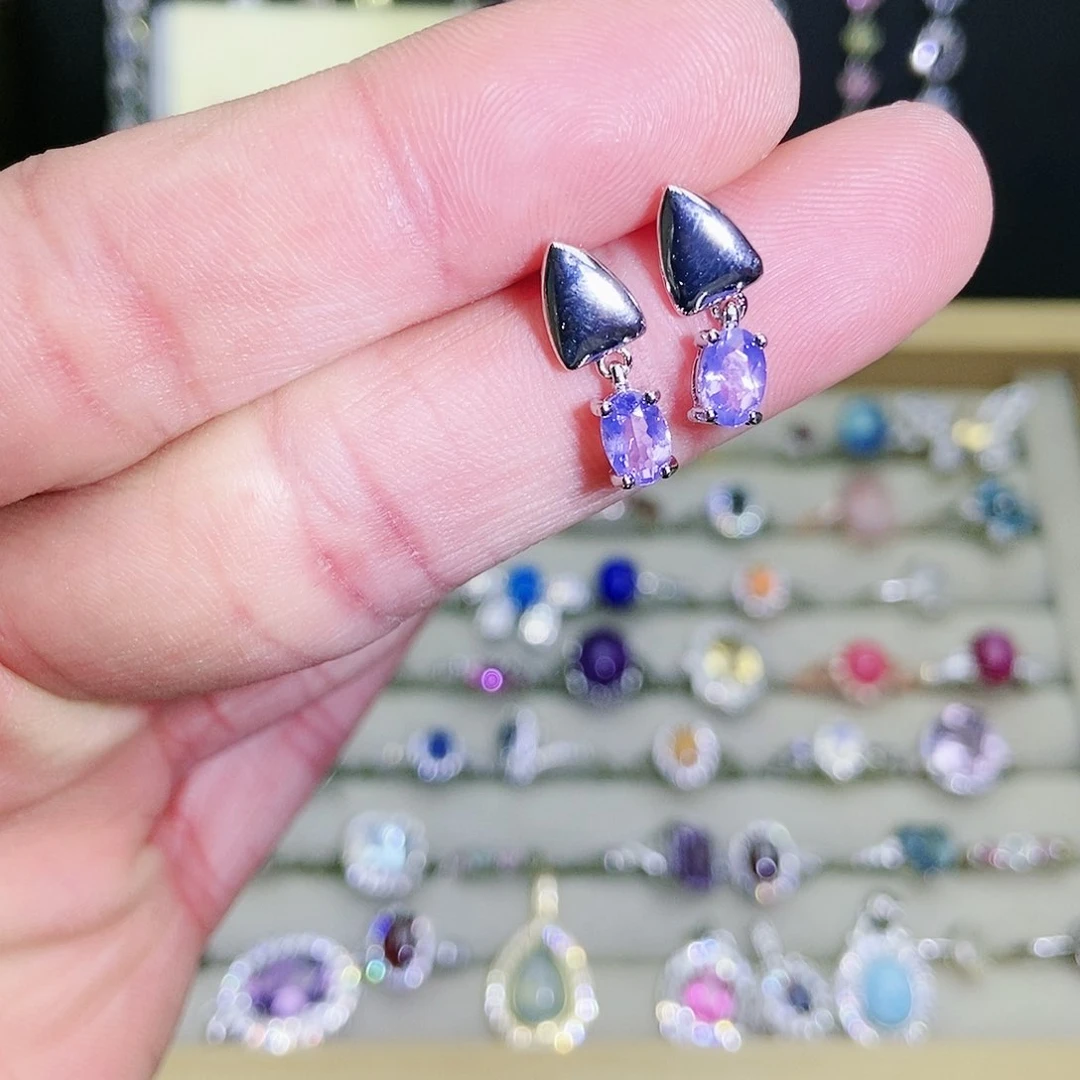 【闪购商品】未镶嵌耳饰水晶