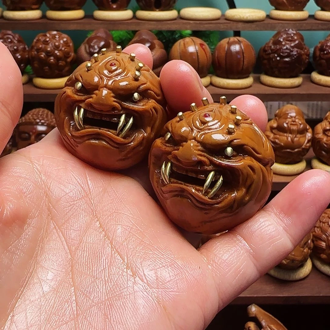 橄榄核手串/手链薛*满恶僧一对