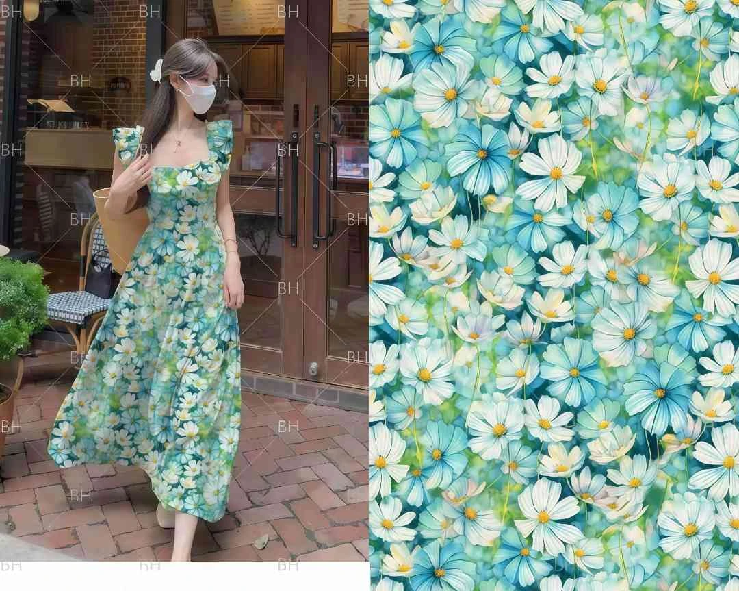 133）1.45米宽幅人造棉布料1米起拍3米包邮±5厘米裁剪产品不退不换