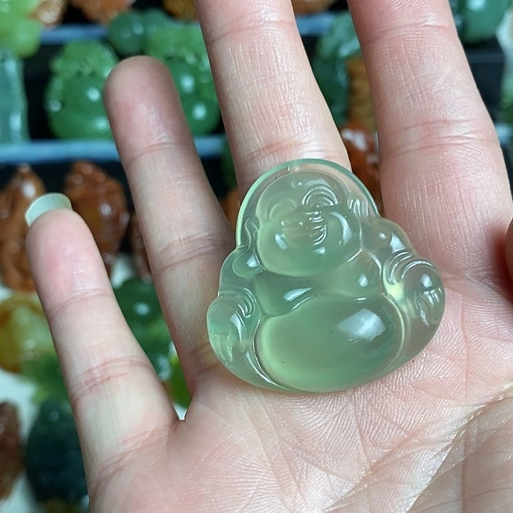 未镶嵌蛇纹石玉颈饰