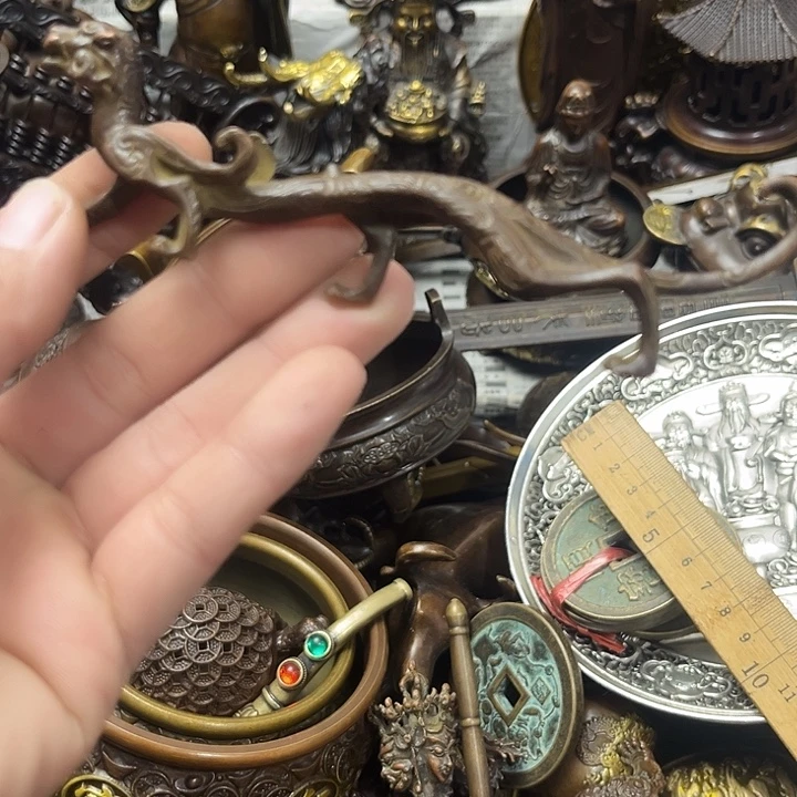 顺顺利利，铜器摆件