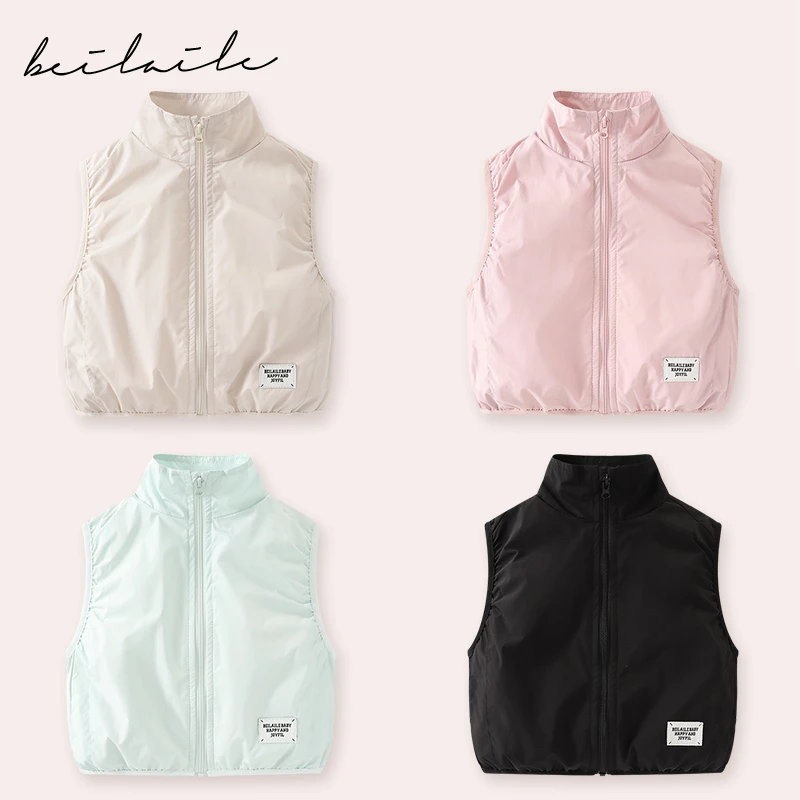 【休闲三防马甲背心 小乐妈咪】宝宝春秋无袖上衣马甲背心B28