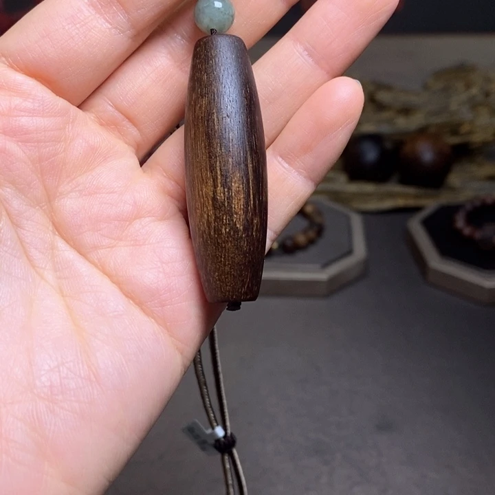 沉香木手串越南芽庄紫棋瘤疤吊坠