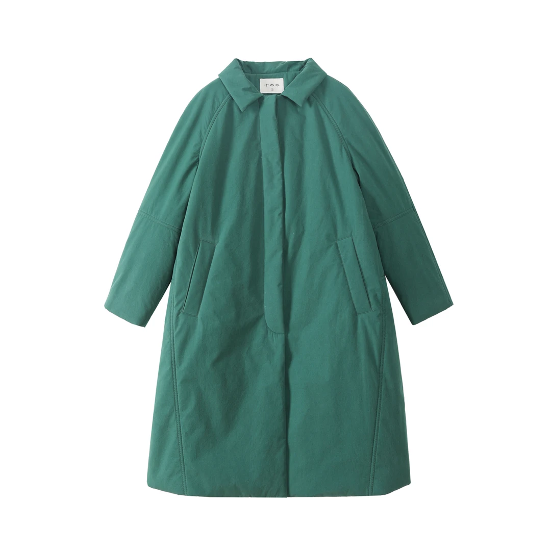 青珀/十木米原创百分百长绒棉文艺百搭加厚棉服外套女冬新款