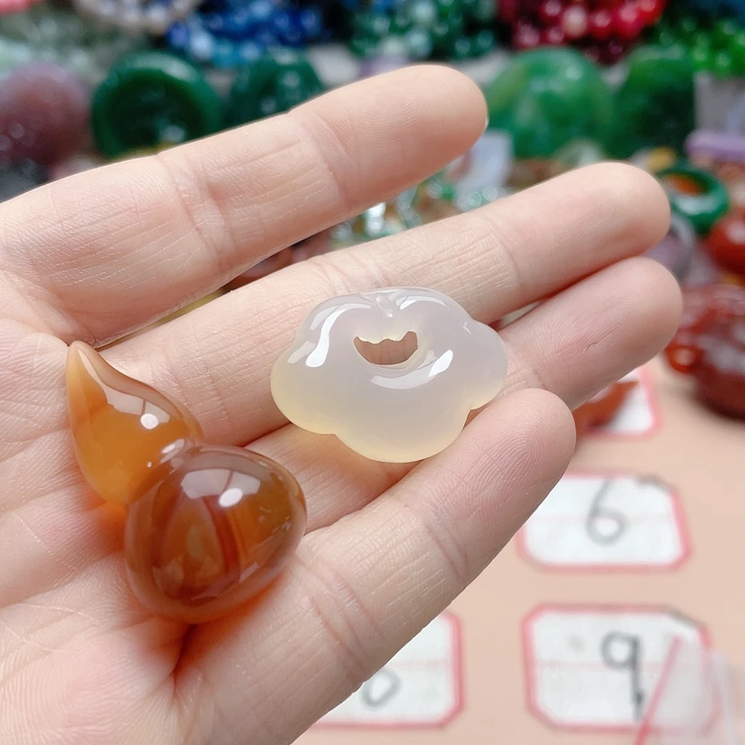 玛瑙/玉髓颈饰合金福****