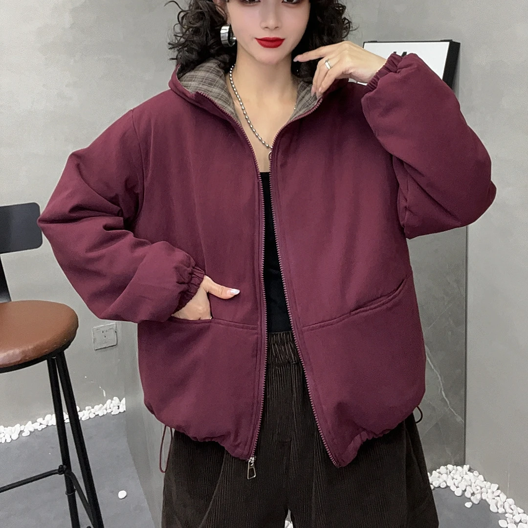 19148新款秋冬加厚棉服休闲百搭