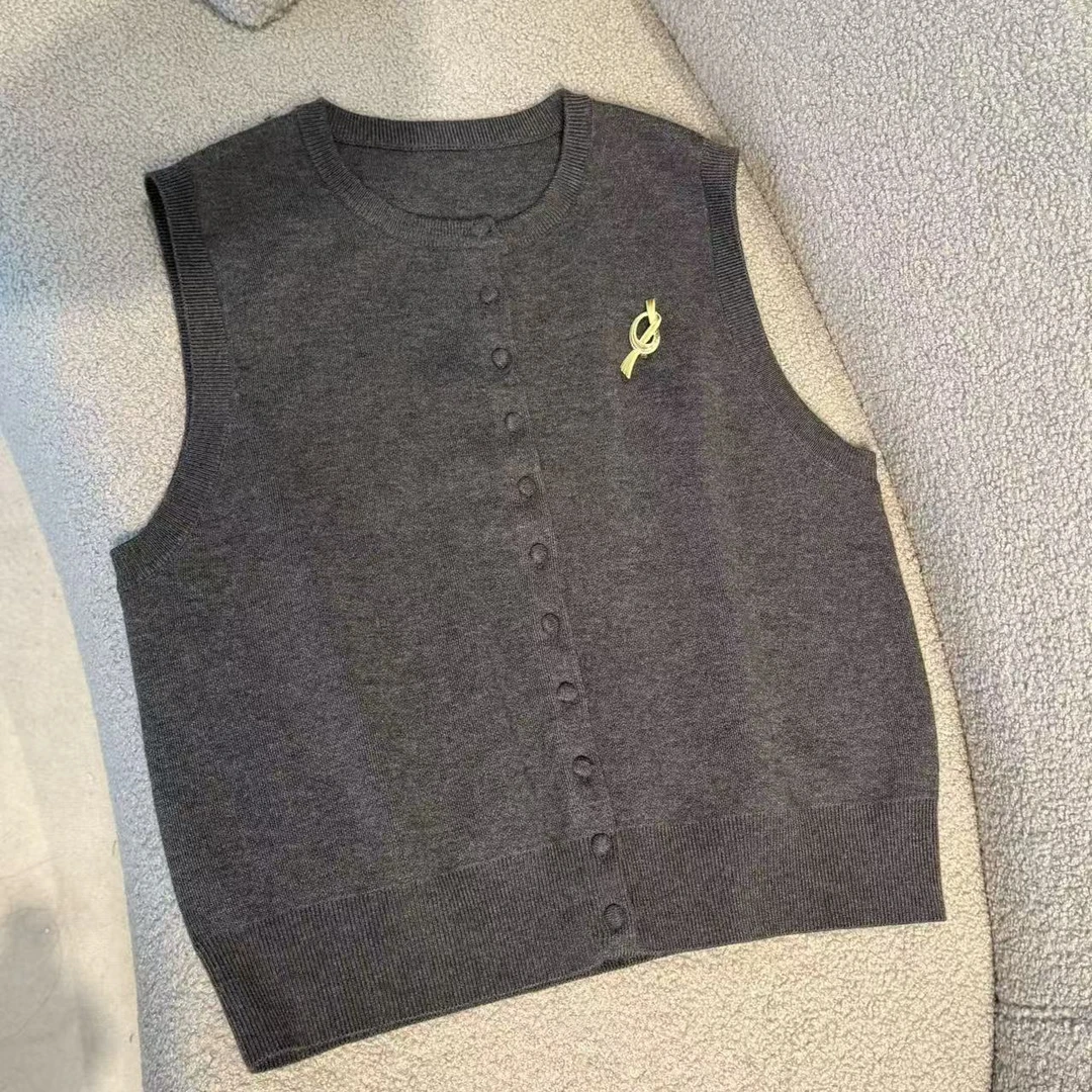 【涵舒可】新款胸针马甲（赠胸针）