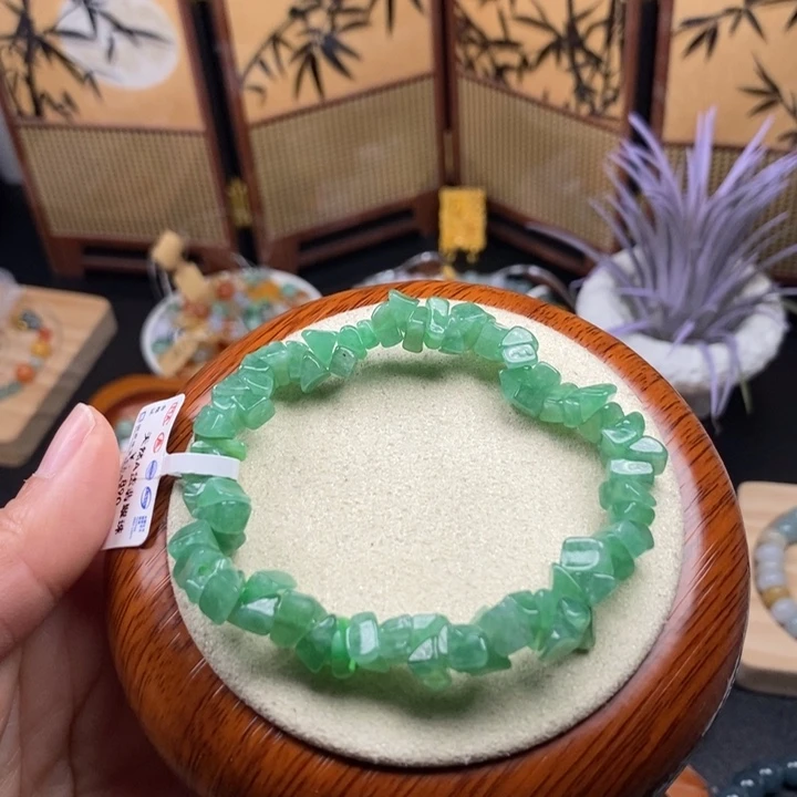 翡翠未镶嵌手链碎石 6